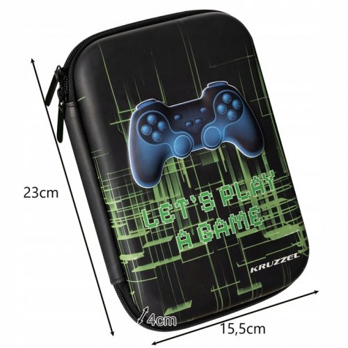 Kruzzel 24533 Školní penál Gamepad 