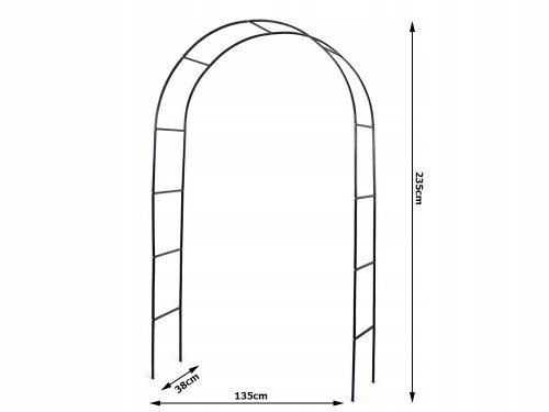 Gardlov 1719 Záhradný oblúk 240 x 140 x 38 cm