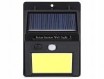 Verk 01391 Solárne vonkajšie 48 LED COB osvetlenie s pohybovým senzorom