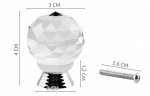 ISO 8106 Nábytková úchytka křišťál