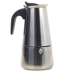 Verk 07007 Moka konvice 6 - 300 ml - stříbrná