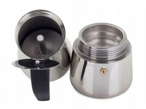 Verk 07007 Moka konvice 6 - 300 ml - stříbrná